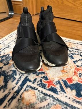 Sorel Black Slip-On Athletic Sneakers